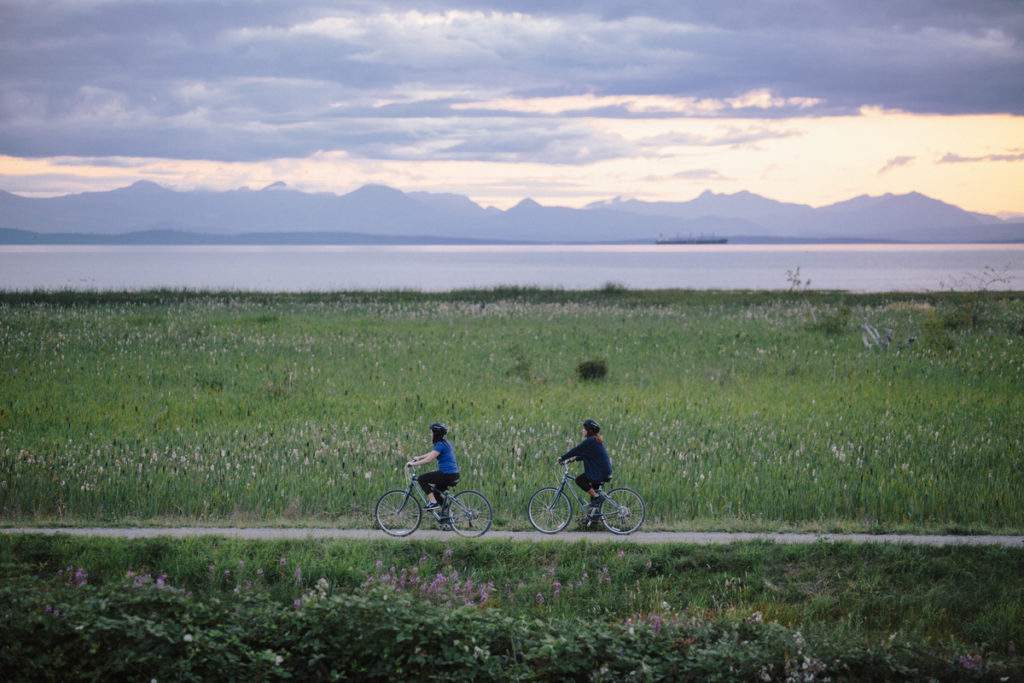 Cycling West Dyke Trail in Richmond - Credit Tourism Richmond Cycling West Dyke Trail in Richmond - Credit Tourism Richmond