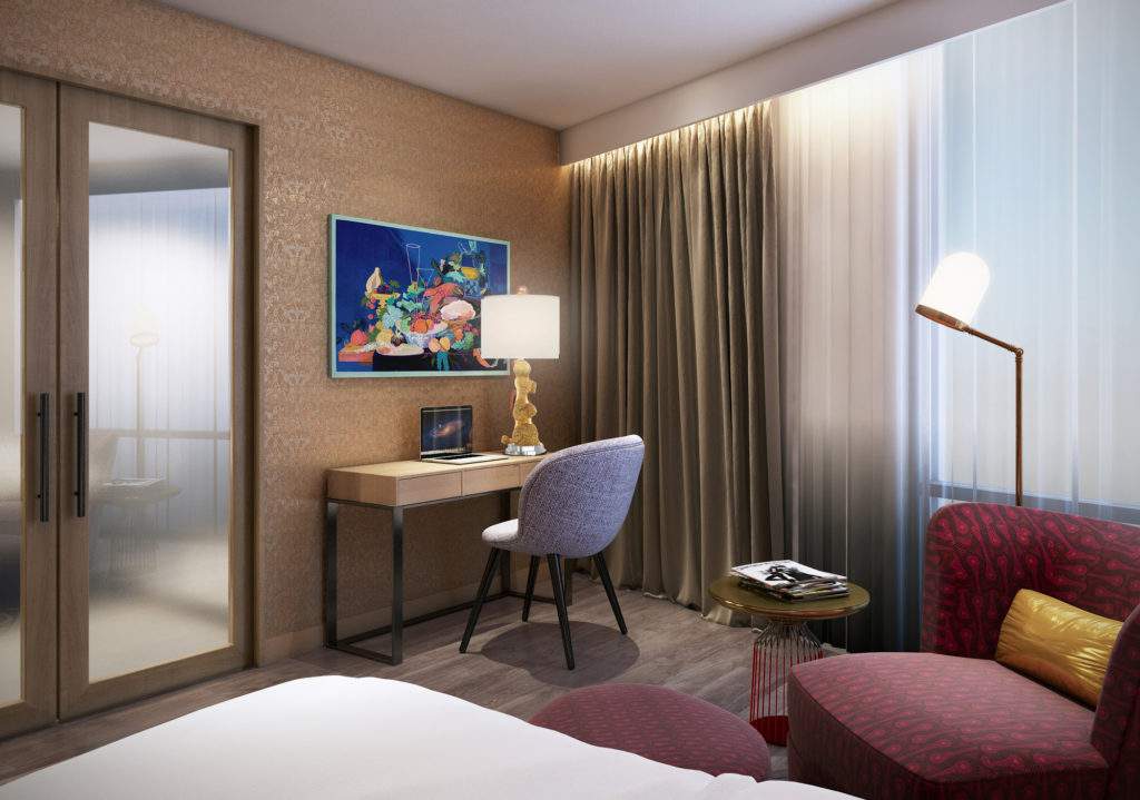 Versante Hotel Suite Rendering