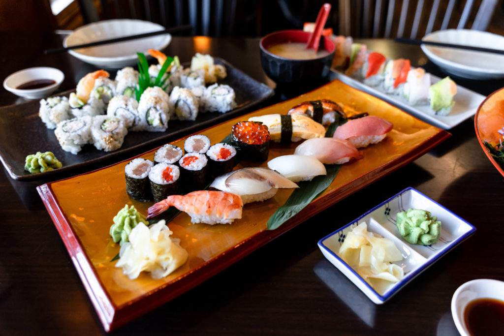 Assorted Sushi and Sashimi