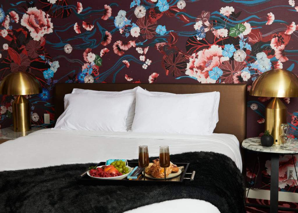 In-Room Dining in Bed In-Room Dining in Bed
