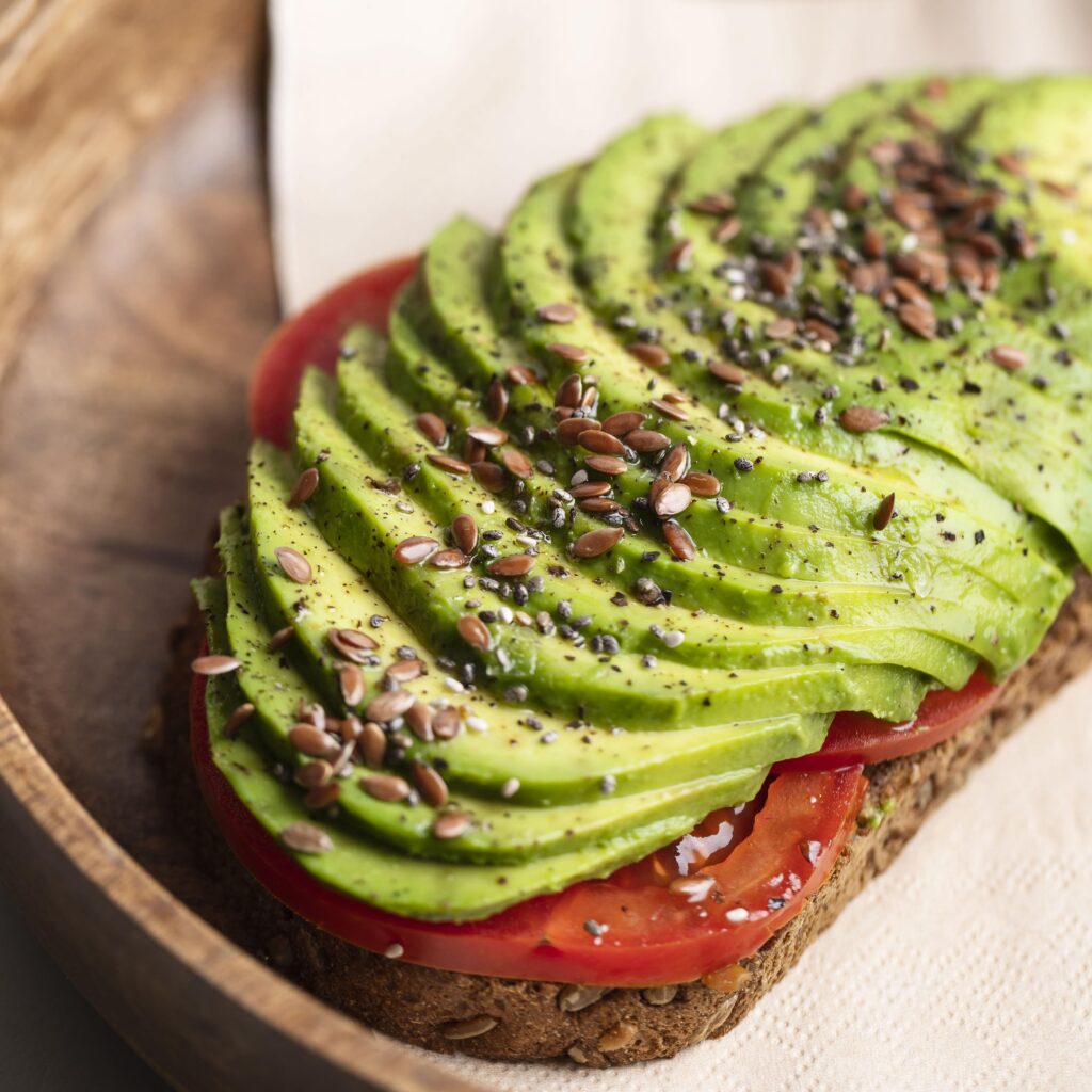 close-up-delicious-avocado-toast-plate close-up-delicious-avocado-toast-plate